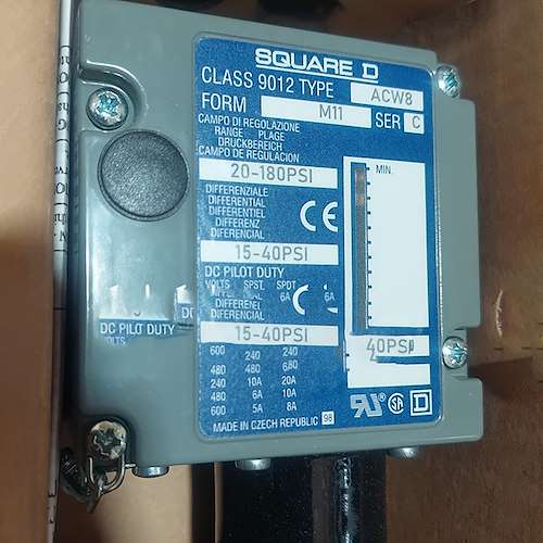 SQUARE D پرشر سوییچ  مدل  ACW8 -d